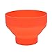 CoscosX Microwave Popcorn Popper, Silicone Popcorn Maker, Collapsible Bowl Red