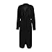 Doreen Ladies Long Sleeve Duster Jacket Belted Trench Coat Long Top
