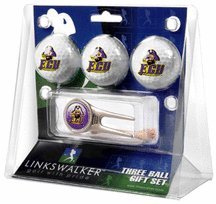 East Carolina Pirates 3 Golf Ball Gift Pack With Cap Tool