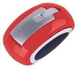 Red Computer Gear 3D Optical Scroll Mouse USB & PS/2