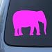 ELEPHANT - African Animal - Vinyl Car Decal Sticker #1703 | Vinyl Color: Pink