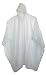 7 Pack Boss 61 Side-Snap Vinyl Rain Poncho Clear Adult
