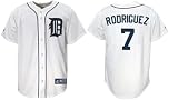 Rodriguez #7 Detroit Tigers Majestic Replica Home Jersey - Large