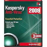 Kaspersky Antivirus 2009 - 3 User Edition (CD-ROM) newly tagged 