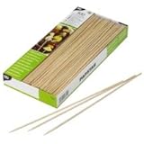 TronicXL Bambusspieße 25cm - 400 Stück Flache Grillspieße