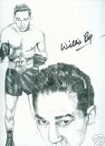 WILLIE PEP AUTOGRAPHED BOXING 11X14 PRINT HOF 90 WORLD CHAMP 1942-50 (BOXING)