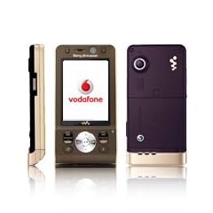 Sony Ericsson W910i Gold Mobile Phone on Vodafone PAYG