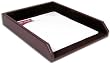 Chocolate Brown Leather Letter Tray