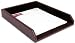 Chocolate Brown Leather Letter Tray