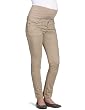 MAMALICIOUS Damen Umstandsmode Hose, 13073104, Gr. 38 (M) Beige (SILVER MINK)