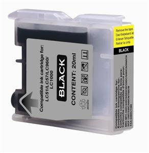 Cover image : 20 ml,＋＋＋＋Tintenpatrone BK-1000 BK, 20 ml, schwarz Alternativ zu: Brother LC-1000 C; LC 970 C