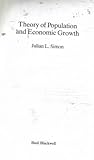 Theory of population and economic growth