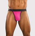 Male Power Micro Sheer Neon Mesh Hot Pink Thong