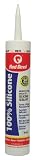 Red Devil 0816 100% Silicone Sealant White Architectural Grade 50 Yr.10.1 Oz. Cartridge