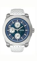 Fossil Women's Boyfriend Multi-Function White Leather Strap Watch #BQ9354