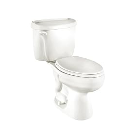 American Standard 2998.014.020 Cadet Right Height Elongated Two-Piece Toilet with 14-Inch Rough-In, White