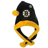 Boston Bruins NHL Official Team logo Stadium Dangle Santa Hat *NEW ITEM*