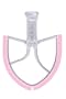 New Metro Design Beater Blade for 5-Quart KitchenAid Bowl Lift Mixers, Pink