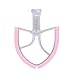 New Metro Design Beater Blade for 5-Quart KitchenAid Bowl Lift Mixers, Pink