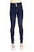 ARCO IRIS Women's High Waist Skinny Elastic Waistband Denim Jeans Navy Junior
