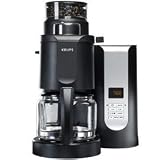 Krups KM7000 Grind-and-Brew 10-Cup Coffeemaker, Black