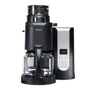 Krups KM7000 Grind-and-Brew 10-Cup Coffeemaker, Black