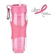 Trudeau Cool Off Hydration Bottle - Breast Cancer Pink - 24oz
