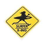 サーフンシー　SURF-N-SEA  SURFER XING STICKER