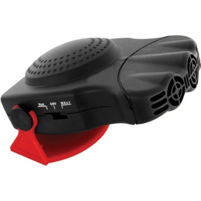 Sakura car heater plugs into car dashboard cigarette lighter socket. 