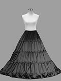 Loywe, Reifrock Petticoat aus Satin, 4 Ringe, LW4810