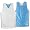 Columbia blue/white