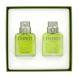 HealthPersonalCare: ETERNITY by Calvin Klein   Gift Set    3.4 oz Eau De Toilette Spray + 3.4 oz After Shave