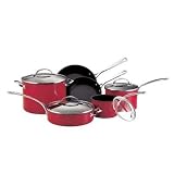 Kitchenaid Cookware 10-piece Reserved Cookware Red 12295