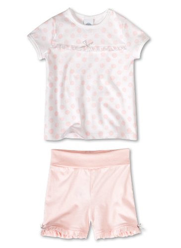 Sanetta Baby - M&auml;dchen Schlafanzug (Zweiteiler), gepunktet 220810, Gr. 74, Rosa (10) Preisvergleich