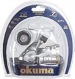 Okuma Fishing AV-20a-CL Avenger Series Spinning Reel Clam Pack (Small, Silver)