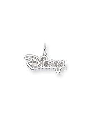 Disneys Logo Charm in Sterling Silver - 3/4 Inch