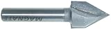 Magnate 711 V-Grooving Router Bits - 60° Angle; 1/2 Cutting Diameter; 1/4 Shank Diameter