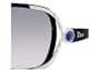 Christian Dior Sunglasses COPACABANA SHINY BLACK/GRAY BLUE GRADIENT D28PG
