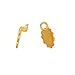 AANRAKU Glue On Earring Bails Small 18K Gold Plated (10)