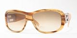 Versace - VERSACE 4109B 608/13 SWAROVSKI RHINESTONE STRIPED HORN SUNGLASSES