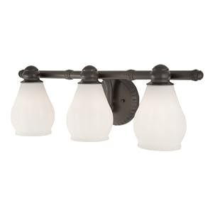 Checkolite 9643-67 Price Pfister Treviso Collection 3-Light Vanity, Tuscan Bronze by Checkolite