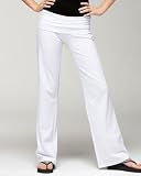 bebe Foldover Logo Yoga Pant