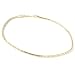 Rose, White or Yellow Gold Plated Sterling Silver 22 Men's Byzantine Chain