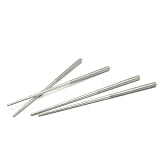 2 Pairs of Stainless Steel Chopsticks - Fine StainlessLUX Flatware for Your Home