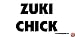 Zuki Chick Offroad Bumper Sticker / Decal