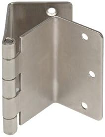 Swing Away Offset Door Hinges, Satin Nickel