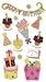Boutique Le Grande Dimensional Stickers: Birthday