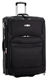 Delsey Helium Fusion 29in Expandable Suiter Trolley - Black