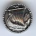 Large Viking Ship Oseberg Button - Pewter