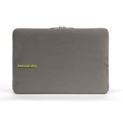 Tucano Second Skin Script Microfaser-H�lle mit Displayschutztuch f�r 39,1 cm (15,4 Zoll) MacBook Pro grau